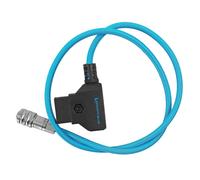 Cable de alimentación Kondor azul D-Tap a BMPCC 4K 6K para Blackmagic Pocket Cinema Camera 4K P-Tap 20", azul