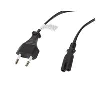 Cable de alimentación Lanberg CA-C7CA-10CC-0030-BK 3m C7 acoplador CEE7/16 negro