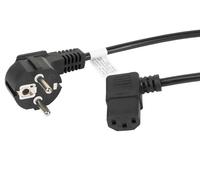 Cable de alimentacion lanberg schuko cee 7 - 7 a iec320 c13 acodado 1.8m