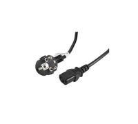 Lanberg Cable DE ALIMENTACIÓN CA-C13C-11CC-0030-BK Conectores SCHUKO / IEC320 C13 3 Metros