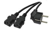 Cable de alimentación MCL 2 m con regleta de bornes de 2 pines y enchufe tipo F