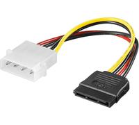 Cable de Alimentacion Molex Ewent EC1501 5.25" Macho para 1x SATA 0.13m