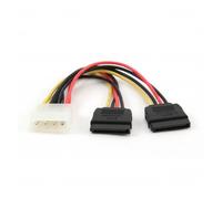 Cable de alimentación Molex/SATA 15 cm Doble