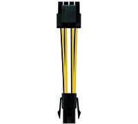 Nanocable Cable Duplicador de Alimentación CPU 4 Pines Hembra a 4+4 Pines Macho 15cm