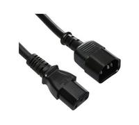 Nanocable Cable de alimentación 10.22.0202 - C13 (H) - C14 (M), 100% cobre AWG18, 1,5 m, negro