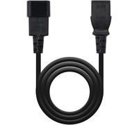 Cable de Alimentación Nanocable C13/F-C14/M 3M Negro