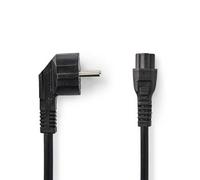 Cable de alimentación Nedis CEGL10100BK30 3 m enchufe tipo F a IEC C5 negro