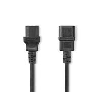 Cable de alimentación Nedis CEGL10500BK20 2 m negro C14 a C13 PVC