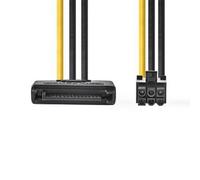 Cable de alimentación Nedis SATA a PCI Express 6 pines 15 cm