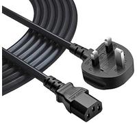 Cable de alimentación para amplificador Marshall Fender AMP Guitarra - 2 m de largo (viene con atadura de cable reutilizable)