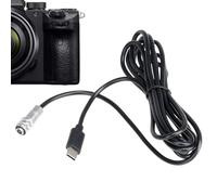 Cable de Alimentación para Cámara | Accesorio Electrónico con Protección contra Cortocircuitos - Cable Conector para cámara,para Fotógrafos y Fotógrafas Que Trabajan Solos