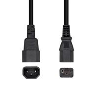 Cable de alimentación para CPU, C13 a C14, 3.0 m, Ideal para conectar Dispositivos electrónicos y prolongar la alimentación.