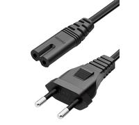 Cable de Alimentación para PS5 PS4 PS3 Xbox Series X S Tipo C Euro Conector en el Zócalo C7 Cable Euro 8 Pequeños Electrodomésticos para Monitor DVD Printer Radio BLU-Ray PlayStation 3 Meter