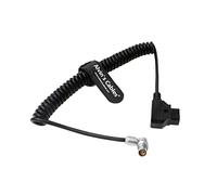 Cable de Alimentación para Red-Komodo-Cámara Giratorio de ángulo Recto 2-Pin-Hembra a D-Tap Cable en Espiral Alvin's Cables