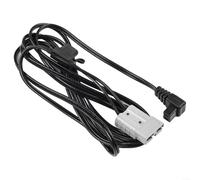 Cable de alimentación para refrigerador, estilo 50 A, 10 A, 12 V, cable de carga de 1 8 m con contacto fijo, terminal de cobre chapado en plata, compatible con refrigeradores de la serie X (2 agujeros