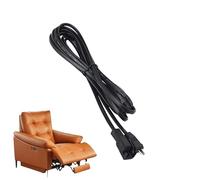 Cable de alimentación para sillón reclinable eléctrico - macho/hembra, diseño robusto de negro | 29 V 2 A cable de extensión para adaptador de repuesto de silla Sofalift, conexión flexible