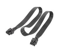 Cable de alimentación para tarjeta gráfica, cable de alimentación de 8 pines, con cable plano de 8 P a 6+2 P, cable gráfico VGA para tarjeta gráfica , cable de alimentación PC-IE
