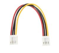 Cable De Alimentación para Unidad Disquete 12 V Puertos 4 Pines Pasos 2 54 Mm Estándar Cableado Interno PC Cable Alimentación Unidad Disquete