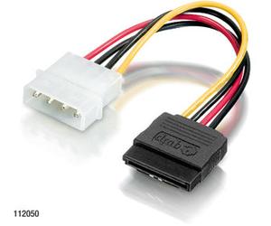 Cable de Alimentación SATA Equip: Molex a SATA de 15 cm