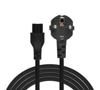 Savio Cable de alimentación Cloverleaf CL-158 – IEC 60320 C5 3 m negro