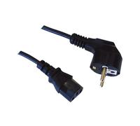 Nanocable Cable de Alimentación C13 Hembra a CEE7 Schuko Macho 1.5m