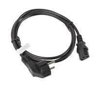 LANBERG CA de c13 C de 10cc de 0018 de BK CEE 7/7 shuko - Cable de alimentación a Conector IEC 320 C13 Hembra, 1,8 m, Color Negro