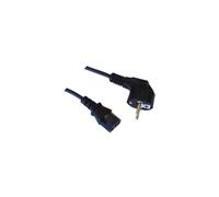Nanocable Cable de alimentación C13 hembra a CEE7 Schuko macho 1,5 m