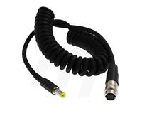 Cable de alimentación servo en Espiral para Lente B4 Eng DC 2,5 x 5,5 a Hirose de 12 Pines para Fujinon Nikon Angenieux Schneider Lens Servo