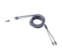 Cable de alimentación Starlink Mini 2 en 1 Ethernet y USB C, solución combinada de datos y carga, impermeable y resistente, soporta alta velocidad y alimentación (con adaptador)