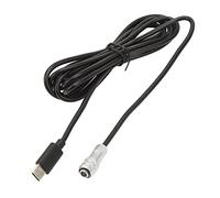 Cable de Alimentación Tipo C a 2 Pines para BMPCC 4K 6K, Cable de Alimentación USB C de Carga en Ayunas PD para Blackmagic Pocket Cinema Camera 4K 6K
