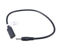 Cable de alimentación tipo C a DC35135 de 11.8 pulgadas tipo C hembra a 3,5 x 1,35 mm para adaptador de cámara de 9 V, 12 V, 15 V, 20 V