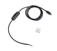 Cable de alimentación tipo Create macho a cable desnudo de 2 pines, 5 V 2 A, cambio de salida abarcado preestañado, conclusiones de bronce preestañado para aplicaciones electrónicas, cable de