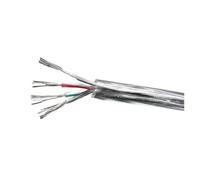 Cable De Alimentación Transparente 1/2/3/5/8/10m 28/26/24AWG Cobre Estañado con Aislamiento PVC 2 3 4 5 Núcleos Electrónico Ligero(4 Cores,1m26AWG)