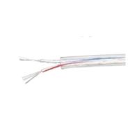 Cable De Alimentación Transparente 1/2/3/5/8/10m 28/26/24AWG Cobre Estañado con Aislamiento PVC 2 3 4 5 Núcleos Electrónico Ligero(2 Cores,1m24AWG)