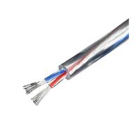 Cable de alimentación Transparente 8/10m, 2, 3, 4, 5 núcleos, 28/26/24/22/20/18/16AWG, Cobre estañado con Aislamiento PVC, Línea alámbrica luz(2 Cores 8m,22AWG)