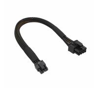 Cable de alimentación trenzado GPU para servidor PowerEdge R740 R740XD, cable corto de 20 cm con lado de servidor de 8 pines y lado GPU de 8 pines 6+2 para enrutamiento de cables interiores