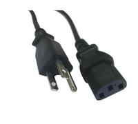 Cable de alimentación universal de 3 clavijas de 1,8 metros (6 pies) con certificación UL para computadoras, monitores y otros equipos