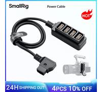 Cable de alimentación Universal SmallRig DT1-4, con 4 puertos de salida D-Tap para cámaras sin espejo, monitores, transmisores de vídeo, seguimiento Focu 4831 4831