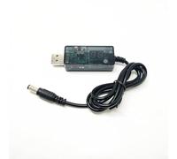 Cable de alimentación USB, 1 paquete de 5 V a CC 6 V/9 V/12 V con 8 puntas adaptadoras para dispositivos pequeños, ciclismo y uso al aire libre (línea de 9 a 12 V)