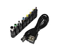Cable de alimentación USB a CC 8 + 1 Uds 5,5 * 2,1mm Conector Jack CC Adaptador de Fuente de alimentación CC Compatible con miniproyector de Luces de Tira L