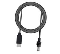 Cable de Alimentación USB C a CC de 5M, Cable de Carga Eficiente para Mini Antena Parabólica Compatible con Protocolo PD de Goma 18AWG