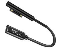 Cable de alimentación USB-C de 65W con adaptador magnético de CC para Surface Pro 7/6/5/4/3, Laptop 4/3/2/1, Book and Go 3/2/1 Series