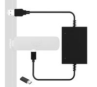 Cable de alimentación USB compatible con Fire TV Stick 4K Max, Chromecast, Power Streaming Player y otros dispositivos de TV Micro/USB C (elimina el cableado desordenado y la necesidad de adaptador de