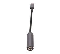 Cable de Alimentación USB Tipo C PD a CC, Entrada Hembra PD USB Tipo C de 100 W a Cable de Carga de Alimentación Macho CC de 5,5 Mm X 2,1 Mm, con Chip de Identificación Automática
