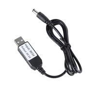 Cable de alimentación USB5V1A a 6 V DC5, 5 x 2, 1 mm para contador de gas y | Cable de alimentación USB para timbre de puerta con conector de 5, 5 x 2, 1 mm, sustituye a 4 pilas AA para dispositivos