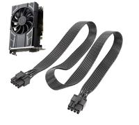 Cable de alimentación VGA Pcie - Cable de alimentación de tarjeta gráfica de 8 pines, cable de extensión gráfica VGA, cable de alimentación de tarjeta gráfica para línea plana 8 pines 8P a 6 + 2P