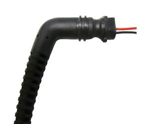 Cable de alimentación y conector de repuesto para plancha de pelo GHD 4.3B, solo aquellos con conexión interna de plástico negro