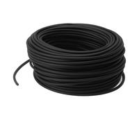 Cable de alta tensión de la cerca electrónica Cable de pulso de núcleo de aleación de doble aislamiento de 5 mm para protección contra la seguridad del jardín agrícola (50m)