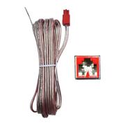 Cable de altavoz 1x Pc Red Gray Speaker Cable with Connector Sound Wires Cords Compatible with Sony Home Cinema Theater System (Red 3m)