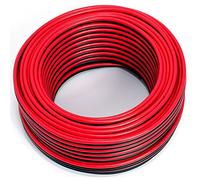 Cable de Altavoz 2 x 1,50 mm² - 30 m - Rojo y Negro - CCA - Audio y Caja